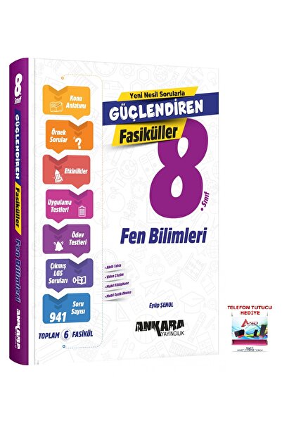 Ankara Yayıncılık 2025-2026 8. Sınıf LGS Fen Bilimleri Yeni Nesil Sorularla G...