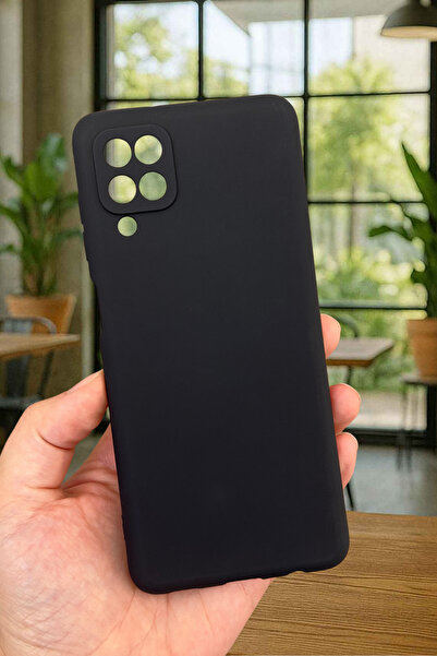 Vip Case Samsung Galaxy A12 Silikon Darbe Emici Klasik Korumalı Rubber Kılıf