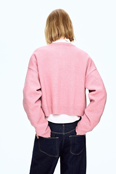 Bershka Yumuşak dokulu düğmeli ceket