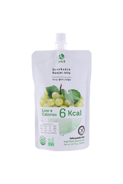 Jelly B. Konjac جيلي بي كونجاك جيلي بنكهة العنب ١٥٠ مل - ٥٠ قطعة