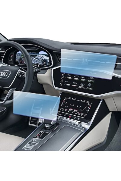 Optim Solution Set 2 Protective Hydrogel Navigation Auto Screens for Audi A7 2019