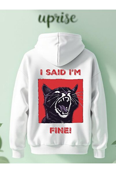 Vordevia Πείσακανταχθέντες, είμαι εντάξει με τύπωμα Φούτερ από βαμβάκι με 3 κ...