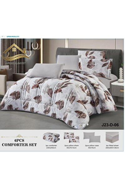 Generic Summer Twin Bedding Set - 6 Pieces - Printed Microfiber