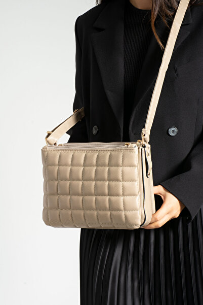 Sanmorris حقيبة كتف نسائية من COLORFULLBAG بحزام متقاطع ومخيط ومبطنة