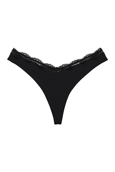 Bloovii Tanga pentru femei, design invizibil, neted, cu bordură din dantelă | Arien