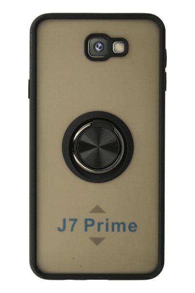 NURTON غطاء سيليكون لهاتف سامسونج جالاكسي J7 برايم مونتريال - أسود-(5796) - VOANFD2446-7369