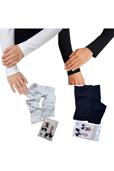 ALDAYER 2-Piece Hijab Sleeves Combed Cotton Prayer Sleeves Kol2908