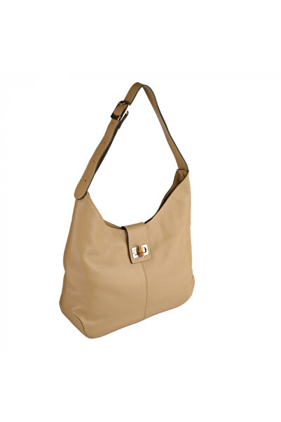 AZZURA Geanta Emerald, din piele 100% naturala nude 8227