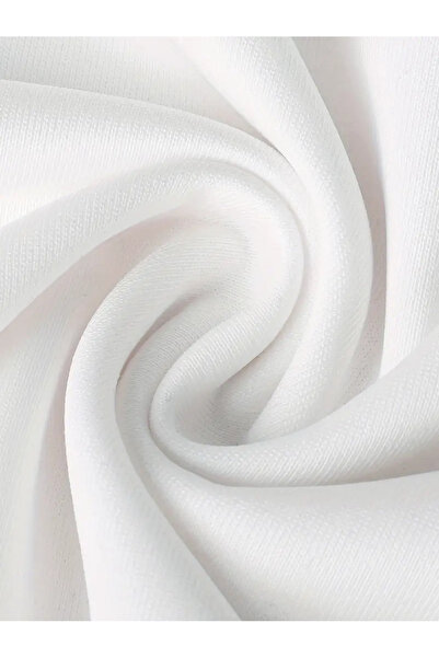 MORNİNG KİDS Детска блуза с качулка, с принт отпред и отзад, Simple Joy, бяла, двуслойна