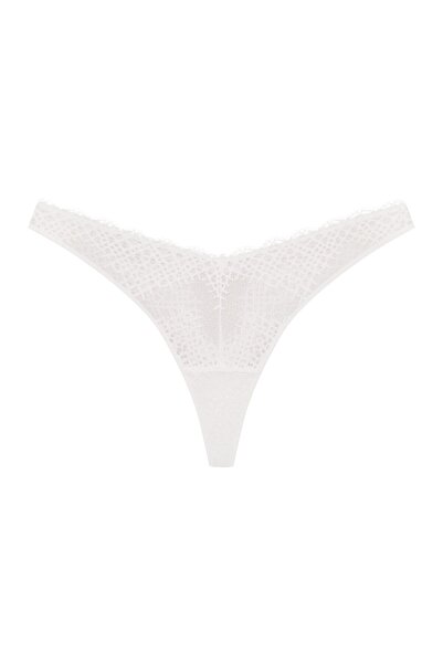 ESOTIQ BLOOVII Chiloți tanga din dantelă pentru femei, tanga, sexy și romantici, cu talie în V | Caris