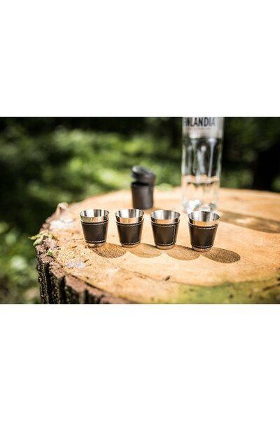 Gadget Master Set 4 pahare din oțel inoxidabil