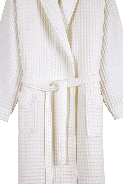 İrya Aura Waffle Women's Bathrobe Ecru