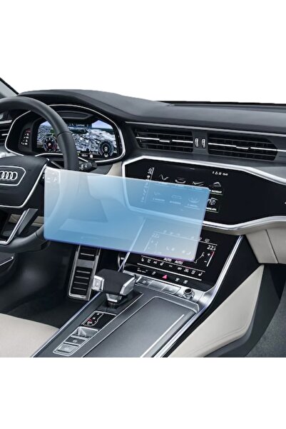 Optim Solution Protector de ecran de navigație regenerabil cu hidrogel pentru Audi A7 2019, flexibil, hidrocristal