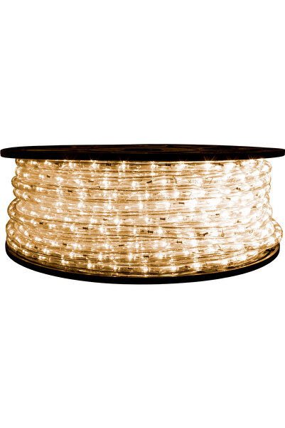 SDX Market Instalare furtun de lumină LED alb cald, rolă 100 m, cu FLASH 13 m...