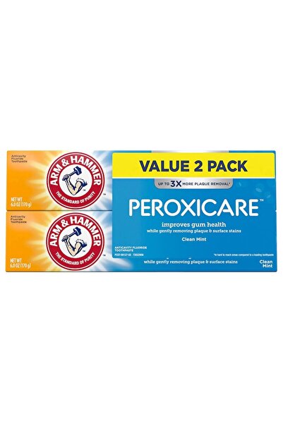 Arm&Hammer Set 2x Toothpaste, Arm & Hammer, Peroxicare, Whitening, Mint Flavor, with Fluoride, 2x 170g