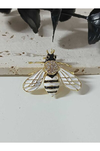 mos&more Taşlı Arı Broş