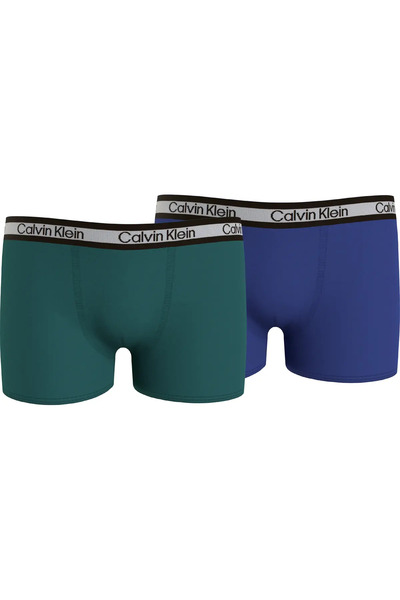 Calvin Klein 2PK TRUNK Erkek Mavi Boxer Set
