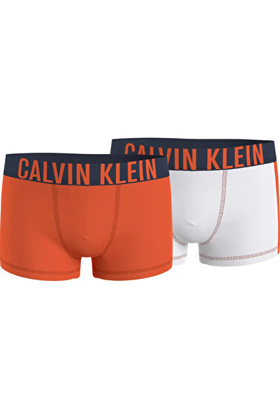 Calvin Klein 2PK TRUNK Erkek Turuncu Boxer Set
