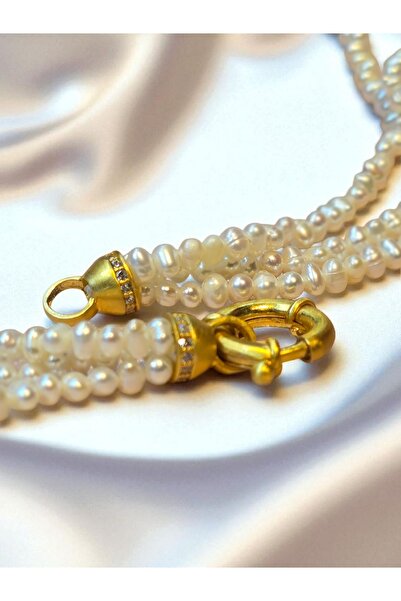 SERAY KUYUMCULUK GÜMÜŞ KUM İNCİSİ KOLYE