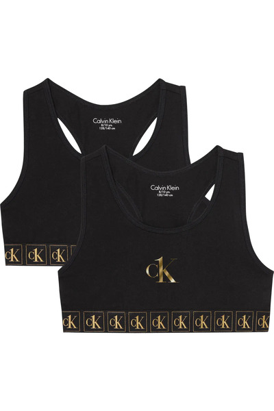 Calvin Klein 2PK BRALETTE Kadın Siyah Bralet