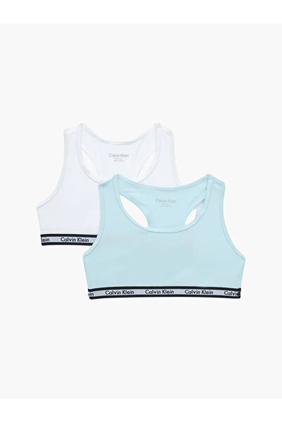 Calvin Klein 2PK BRALETTE Kadın Mavi Bralet