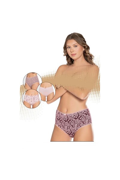 Belinay Women'S, High Waist 4-Piece Panties, Colorful