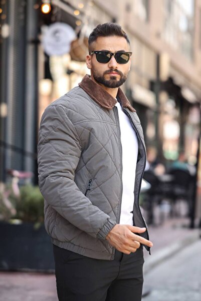 KOCCI New Season Water and Cold Resistant Velvet Collar Quilted Winter Men's Jacket Coat