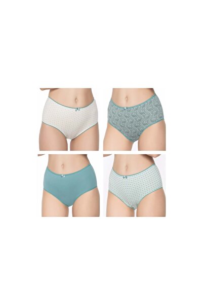 Belinay Women'S, High Waist 4-Piece Panties, Colorful