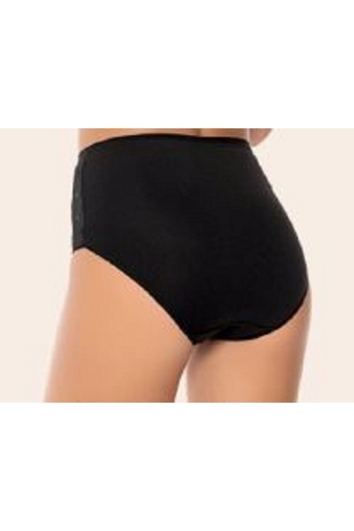 Belinay Kadın, Yüksek Bel 4'lü Külot, Siyah