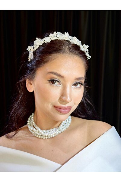 BEYOĞLU NİŞANTAŞI Bridal Engagement Kina Word Crown Ni̇l Crystal