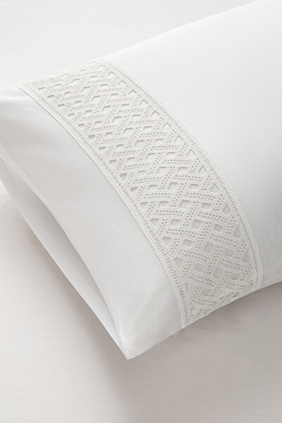 Penelope 100% Cotton Satin Fabric Duvet Cover Set 200X220 cm - Delfina Series