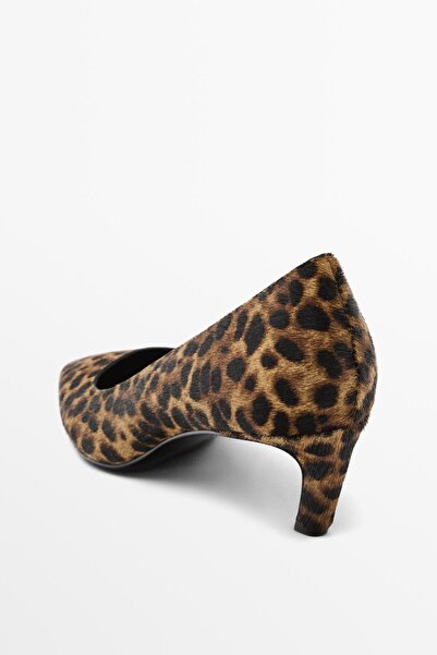 Massimo Dutti Desenli topuklu ayakkabı