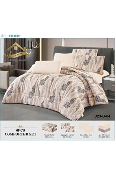 Generic Summer Bedding Set 6 Pieces Printed Microfiber