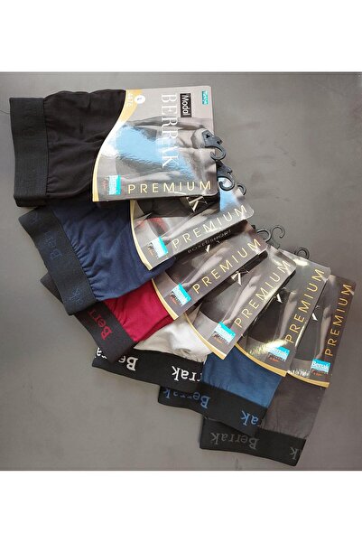 Berrak 4476 Men's Modal Multi-Color Lycra Boxer 10 Pieces