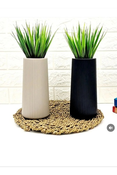 Acarlar Ticaret 2 Li Dekor Yapay Saksı