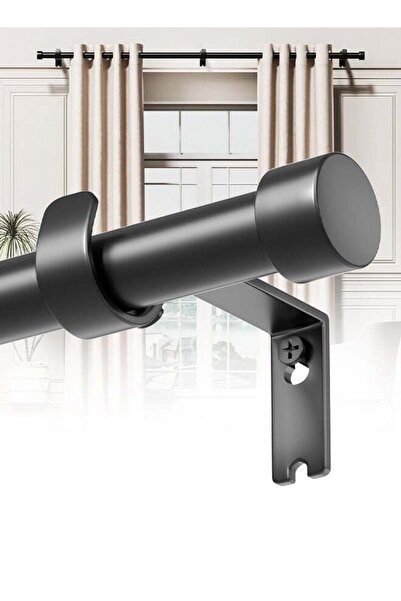 RATSAW طقم قضبان ستائر ٢٥ مم | أعمدة متينة قابلة للتعديل مع حوامل للستائر ذات العروة