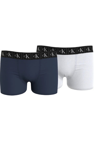 Calvin Klein 2PK TRUNK Erkek Lacivert Boxer Set