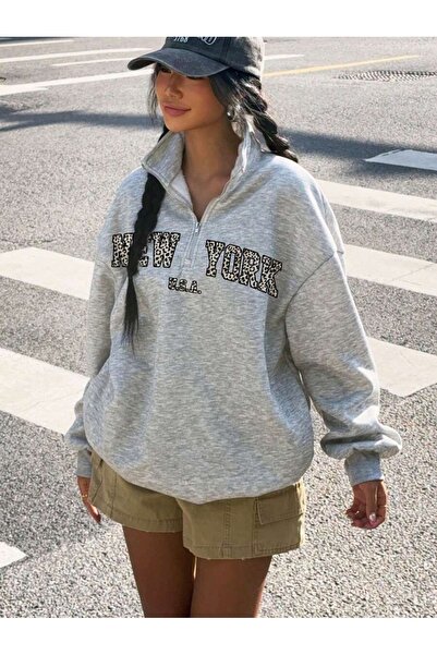 Josette New York USA Leopar Baskılı Dik Yaka