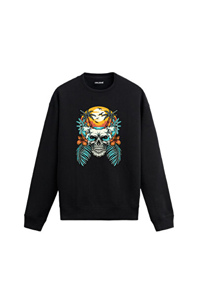 Colermi سترة رياضية بتصميم جمجمة ذات طابع استوائي