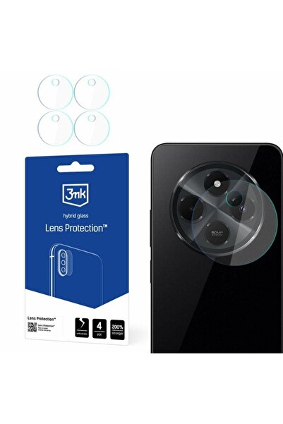 3MK Σετ 4 τεμαχίων] Προστατευτική μεμβράνη φακού Xiaomi Redmi 14C, διαφανής