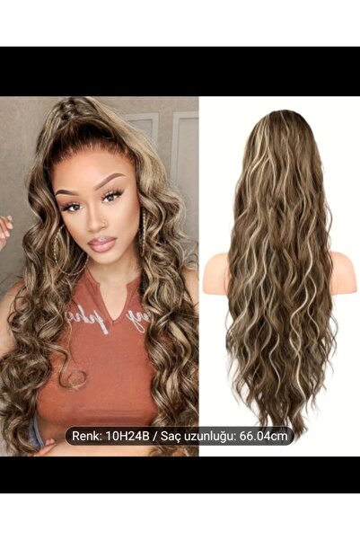 Handmade peruk tepelik at kuyrugu saç fiber ısıya dayanıklı 1.sınıf tak çık p...