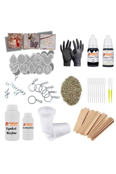 TT Tahtakale Toptancıları 129 Parça Epoksi Başlangıç Seti Epoksi Kalıp Seti Y...