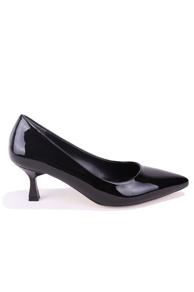 DAGOSTER Dza07-388499 Black Patent Leather Stiletto Heeled Women's Shoes