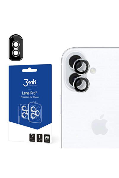 3MK Φιλμ προστασίας φακού iPhone 16, ασημί