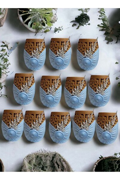 Gerenic حاملات بخور سيراميك مع حروف، 12 قطعة