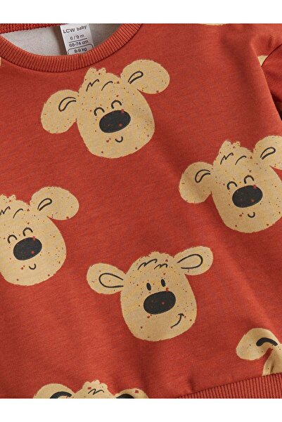 LC Waikiki Crew Neck Baby Boy Sweatshirt and Tracksuit Bottom 2-pack