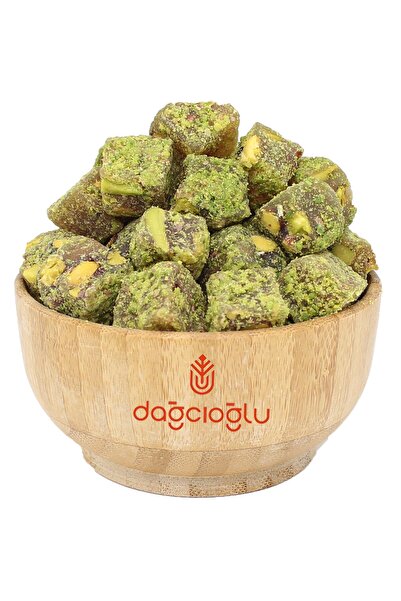 Dağcıoğlu Double Roasted Powdered Pistachio Turkish Delight 500 Gr