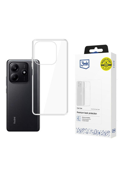3MK Husa Xiaomi Redmi Note 14 5G Clear Case, Transparentă