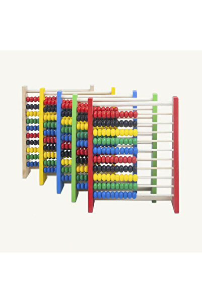 Bogadini Classic wooden abacus with balls - ideal for teaching math to preschoolers