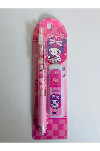 synshop قلم ضغط ميكانيكي ذو رأس متعدد الاستخدامات من Kuromi 07 Nib Y2k Kpop أ...